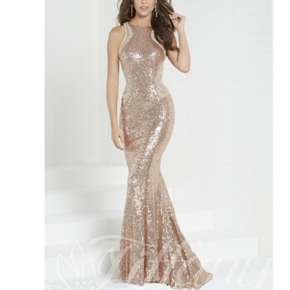 Tiffany Designs Rose Gold Dress